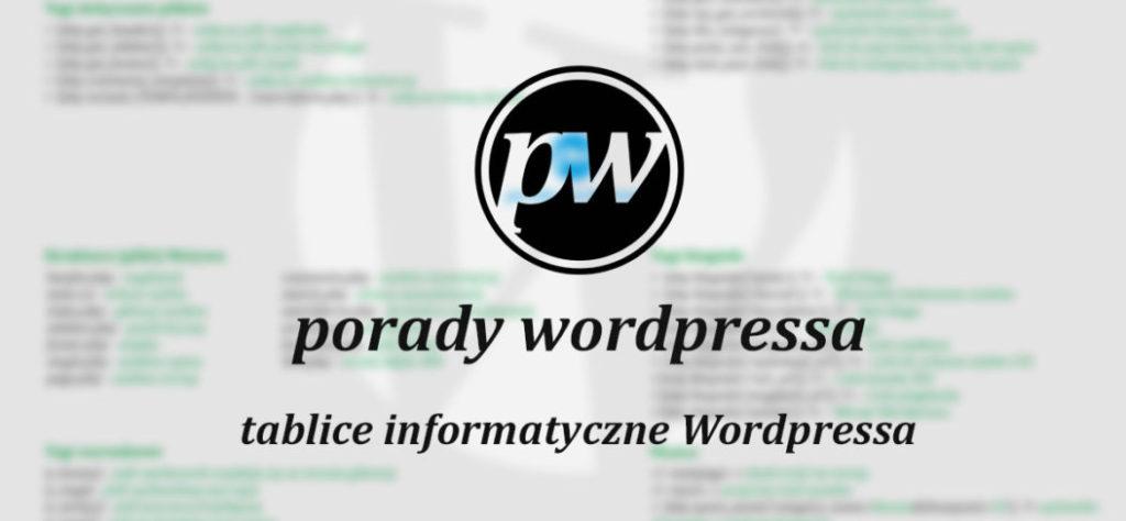 Tablice WordPress